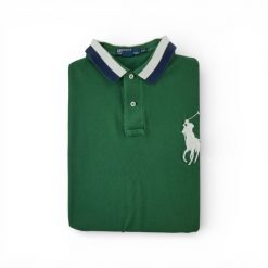 Second life - Krótki rękaw męskie polo zielone - Stan bardzo dobry. Zielone buty sportowe męskie Ralph Lauren, m, bez wzorów, sportowe, bez ramiączek. Za 114.17 zł.