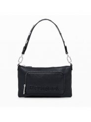 Desigual Torebka Monic 24WAYP02 Czarny. Czarne torebki do ręki damskie Desigual, bez wzorów, ze skóry, bez dodatków. Za 219.99 zł.