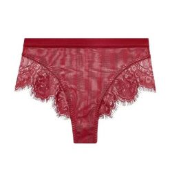 Koronkowe figi z przewiewnego materiału na co dzień Arendien. Zielone figi damskie Intica, l, bez wzorów, z koronki. Za 79.00 zł.