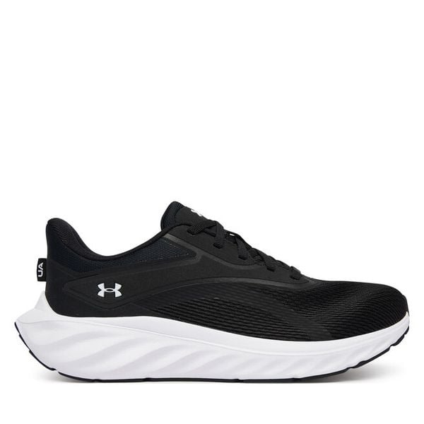 Buty do biegania Under Armour. Czarne obuwie sportowe damskie Under Armour, bez wzorów, do biegania. Za 229.99 zł.