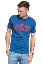 MĘSKI T-SHIRT MUSTANG Alex C Print 1009021 5235. T-shirty męskie Mustang, m, bez wzorów, bez kołnierzyka. Za 59.99 zł.