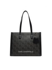 KARL LAGERFELD Torebka A2W30190 Czarny. Czarne torebki do ręki damskie KARL LAGERFELD, bez wzorów, ze skóry, bez dodatków. Za 699.99 zł.
