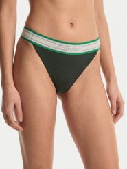 Calvin Klein Swimwear Dół od bikini LV00Q61104 Zielony ciemny. Zielone bikini damskie Calvin Klein Swimwear, s, bez wzorów. Za 209.99 zł.