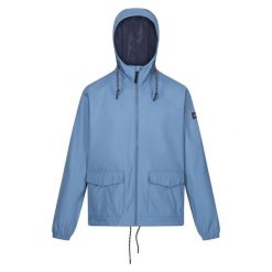 Kurtka wodoodporna Regatta Bayano. Niebieskie kurtki męskie Regatta, s, bez wzorów, bez kaptura. W wyprzedaży za 296.00 zł.