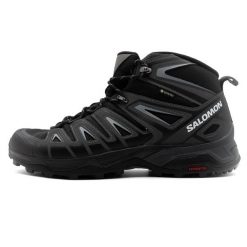 Buty trekkingowe męskie Salomon X Ultra Pioneer Mid Gtx Gore-tex. Czarne trekkingi męskie Salomon, za kostkę, trekkingowe, gore-tex. Za 683.00 zł.