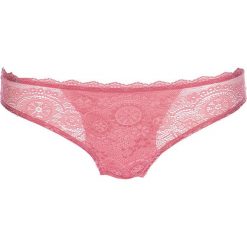 Figi "Auth" w kolorze brudnego różu. Czerwone figi damskie marki ESPRIT, w koronkowe wzory, z koronki. W wyprzedaży za 45.95 zł.