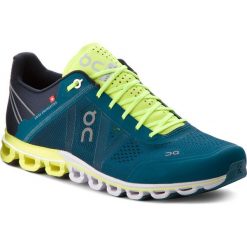 Buty ON - Cloudflow 000015 Petrol/Neon 4329. Zielone buty sportowe męskie On, z materiału. Za 649.00 zł.