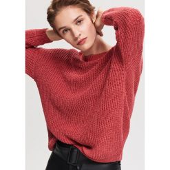 Sweter z dekoltem na plecach - Fioletowy. Swetry damskie marki Reserved. Za 119.99 zł.