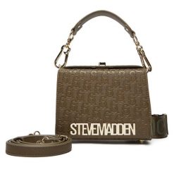 Torebka Steve Madden. Zielone torebki do ręki damskie Steve Madden, bez wzorów, klasyczne, bez dodatków. Za 419.99 zł.