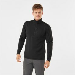 Bluza męska z technicznej dzianiny Admont. Czarne bluzy męskie Viking, l, bez wzorów, z dzianiny, bez kaptura. Za 165.90 zł.