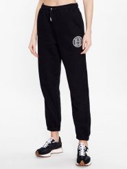 Ellesse Spodnie dresowe Jigono SGR17954 Czarny Regular Fit. Czarne spodnie dresowe damskie Ellesse, bez wzorów, z bawełny. Za 149.99 zł.