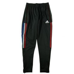 Second life - Spodnie do biegania męskie Adidas Tiro AeroReady - Stan dobry. Czarne spodnie sportowe męskie Adidas, m, bez wzorów, z materiału, do biegania. Za 106.46 zł.