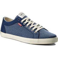 Tenisówki LEVI'S - 225826-891-19 Royal Blue. Niebieskie trampki męskie Levi's, z gumy. W wyprzedaży za 179.00 zł.