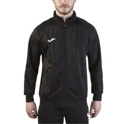 Męska Dresowa Kurtka Piłkarska Combi. Czarne kurtki męskie Joma, l, bez wzorów, z dresówki, bez kaptura. Za 162.99 zł.