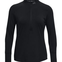 Bluza do biegania damska Under Armour Qualifier Run 2.0 Half Zip. Czarne bluzy damskie Under Armour, xs, bez wzorów, bez kaptura, do biegania. Za 312.50 zł.
