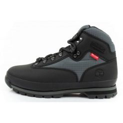 Buty Timberland Euro Hiker TB0A64ZH015 czarne. Czarne trekkingi męskie na zimę, trekkingowe. Za 692.27 zł.