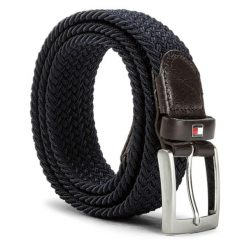 Pasek Męski Tommy Hilfiger. Niebieskie paski damskie Tommy Hilfiger, bez wzorów. Za 139.99 zł.