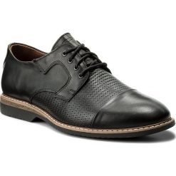 Półbuty KRISBUT - 5035-1 Czarny 9. Czarne eleganckie półbuty Krisbut, z materiału. W wyprzedaży za 199.00 zł.