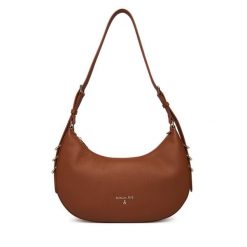 Torebka Patrizia Pepe. Brązowe torebki do ręki damskie Patrizia Pepe, bez wzorów, klasyczne, bez dodatków. Za 1,129.00 zł.