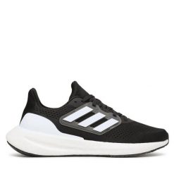 Buty do biegania adidas. Czarne buty sportowe męskie Adidas, bez zapięcia, do biegania. Za 449.99 zł.