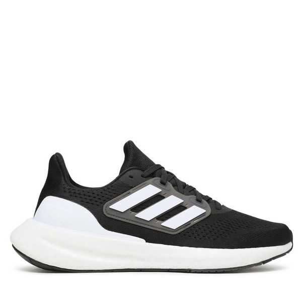 Buty do biegania adidas. Czarne buty sportowe męskie Adidas, bez zapięcia, do biegania. Za 449.99 zł.