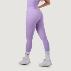 Legginsy damskie fitness z wysokim stanem NEO Iris. Fioletowe legginsy damskie GYMBEAM, xl, bez wzorów, z elastanu. Za 115.90 zł.