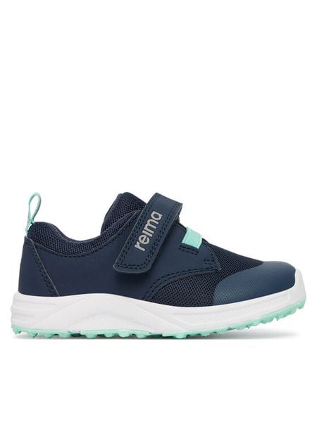 Reima Sneakersy Ekana 5400129A Granatowy. Niebieskie buty sportowe chłopięce Reima, bez wzorów, ze skóry, bez zapięcia. Za 149.99 zł.