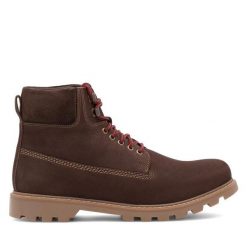 Trapery Lasocki. Brązowe śniegowce i trapery męskie Lasocki, bez zapięcia. Za 195.99 zł.