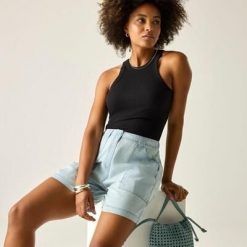 Damskie szorty Liza. Niebieskie szorty sportowe damskie Regatta, na lato, bez wzorów, z lyocellu, sportowe, trekkingowe. Za 279.99 zł.