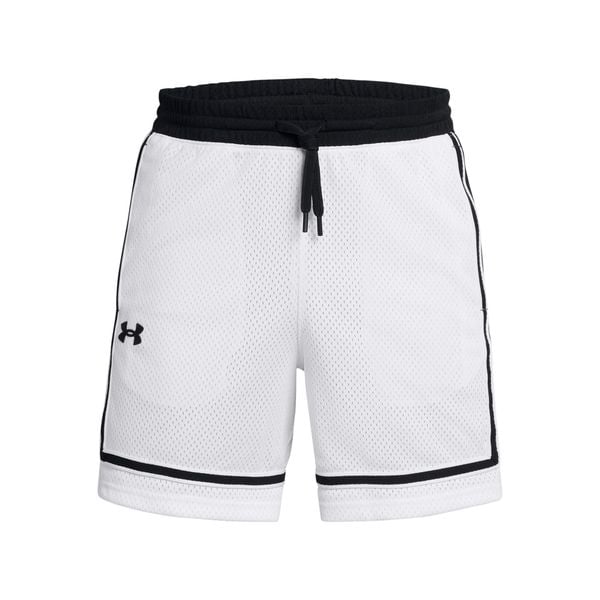Szorty siatkowe Under Armour Zone Pro. Białe krótkie spodenki sportowe męskie Under Armour, s, bez wzorów, z materiału, na fitness i siłownię. Za 216.15 zł.