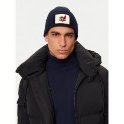 Czapka After Label. Niebieskie czapki i kapelusze męskie After Label, na zimę, bez wzorów. Za 379.99 zł.