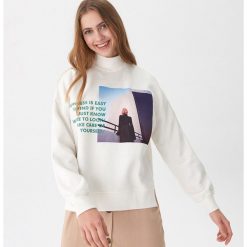 Bluza z nadrukami - Kremowy. Bluzy damskie marki House. Za 89.99 zł.