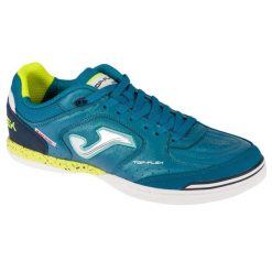 Buty halowe do piłki nożnej męskie, Joma Top Flex 24 TOPS IN. Niebieskie buty sportowe męskie Joma, bez zapięcia, do piłki nożnej. Za 249.99 zł.
