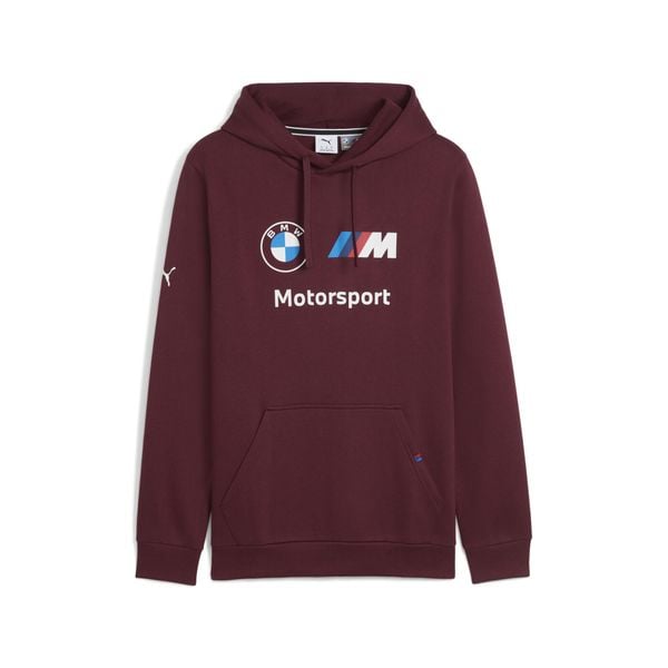 Męska polarowa bluza z kapturem BMW M Motorsport PUMA. Czerwone bluzy męskie Puma, m, bez wzorów, z polaru, z kapturem. Za 299.00 zł.