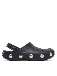 Crocs Klapki Classic Big Studded Clog 214236 Czarny. Czarne klapki damskie Crocs, bez wzorów, z tworzywa sztucznego, bez obcasa. Za 259.99 zł.