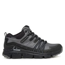 Trekkingi Skechers. Szare obuwie sportowe damskie Skechers, bez wzorów, trekkingowe. Za 339.99 zł.