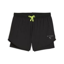 Damskie szorty PUMA x HYROX ULTRAWEAVE 2-in-1 PUMA Black. Czarne szorty sportowe damskie Puma, xs, bez wzorów, z materiału, klasyczne, z standardowym stanem, na fitness i siłownię. Za 303.45 zł.