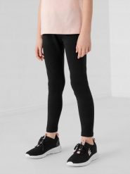 4f Legginsy dla dziewczynki 4F głęboka czerń HJL22 JLEG004 20 S 122cm. Legginsy dla dziewczynek 4f, bez wzorów. Za 32.14 zł.