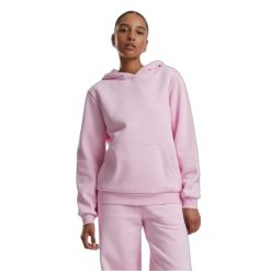 Bluza damska z kapturem Urban Classics. Czerwone bluzy damskie Urban Classics, bez wzorów, z kapturem. Za 206.00 zł.