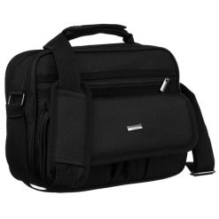 Pojemna torba męska z trwałego poliestru - Peterson. Torby na ramię męskie Peterson, bez wzorów, na ramię. Za 59.99 zł.