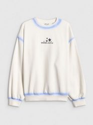 4F Bluza dresowa regular bez kaptura damska - biała S. Brązowe bluzy damskie 4f, s, bez wzorów, z dresówki, bez kaptura. Za 159.99 zł.