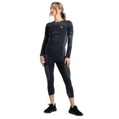 Legginsy Damskie In The Zone 3/4. Czarne legginsy damskie Dare 2b, xs, bez wzorów, z dzianiny. Za 149.99 zł.