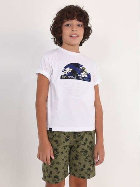 Mayoral Szorty materiałowe 6262 Khaki. Brązowe szorty dla chłopców Mayoral, bez wzorów, z bawełny. Za 159.99 zł.
