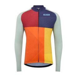 Męska koszulka kolarska z długim rękawem – Weave One. Bluzki z długim rękawem męskie KEADA SPORTS, m, bez wzorów, bez kołnierzyka. Za 349.00 zł.