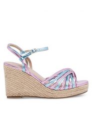 DeeZee Espadryle WYL2610-01 Różowy. Czerwone sandały damskie DeeZee, bez wzorów, z syntetyku, bez obcasa, bez zapięcia. Za 83.99 zł.