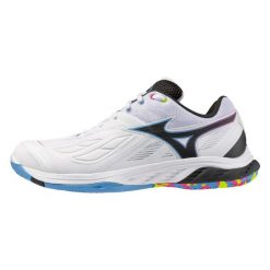 Buty do badmintona Mizuno Wave Fang 2. Białe buty sportowe męskie Mizuno, bez zapięcia, mizuno wave. W wyprzedaży za 509.35 zł.