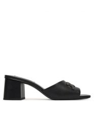 KARL LAGERFELD Klapki Plaza II KL32400 Czarny. Czarne klapki damskie KARL LAGERFELD, bez wzorów, ze skóry, bez obcasa. Za 737.99 zł.