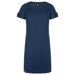 Sukienka damska LOAP Nebraska niebieska L. Niebieskie sukienki damskie ZSPORT, l, bez wzorów, sportowe, bez kołnierzyka, bez ramiączek, sportowe. Za 195.99 zł.