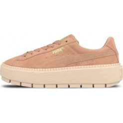 Różowe Buty Puma Platform Trace W 365830 05. Czerwone obuwie sportowe damskie Puma, bez wzorów, z gumy, Adidas Advantage. W wyprzedaży za 319.00 zł.