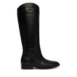 Kozaki Guess. Czarne kozaki damskie Guess, bez obcasa, na płaskiej podeszwie. Za 954.99 zł.